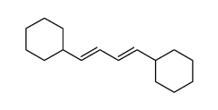 1,1'-[(1E,3E)-1,3-Butadiene-1,4-diyl]biscyclohexane structure