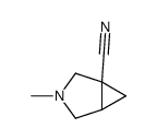 3-Azabicyclo[3.1.0]hexane-1-carbonitrile,3-methyl-(9CI)结构式
