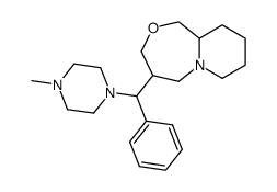 4-[(4-methyl-piperazin-1-yl)-phenyl-methyl]-octahydro-pyrido[2,1-c][1,4]oxazepine Structure