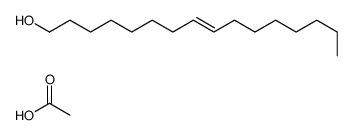 acetic acid,hexadec-8-en-1-ol结构式