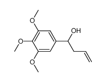 1-(3,4,5-trimethoxyphenyl)but-3-en-1-ol结构式