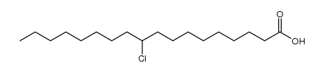 10-chloro-octadecanoic acid结构式