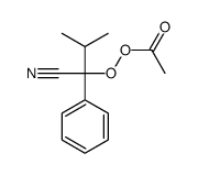 Peracetic acid 1-cyano-2-methyl-1-phenylpropyl ester结构式