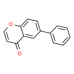 4H-1-Benzopyran-4-one, 6-phenyl- Structure