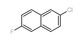 2-chloro-6-fluoronaphthalene结构式