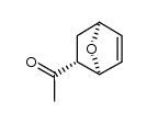 exo-2-acetyl-7-oxabicyclo[2.2.1]hept-5-ene结构式