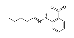 Valeraldehyde (2-nitrophenyl)hydrazone结构式