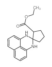 1'H,3'H-spiro[cyclopentane-1,2'-perimidine]-2-carboxylate结构式