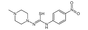 1-(4-methylpiperazin-1-yl)-3-(4-nitrophenyl)thiourea结构式