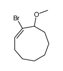 1-bromo-9-methoxycyclononene Structure