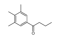 1-(3,4,5-trimethylphenyl)butan-1-one结构式