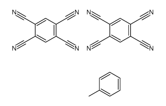 benzene-1,2,4,5-tetracarbonitrile,toluene Structure