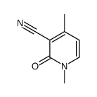 1,2-二氢-1,4-二甲基-2-氧代-烟腈结构式