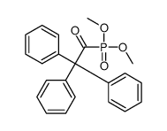 1-dimethoxyphosphoryl-2,2,2-triphenylethanone结构式