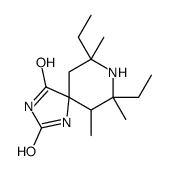 7,9-diethyl-6,7,9-trimethyl-1,3,8-triazaspiro[4.5]decane-2,4-dione Structure