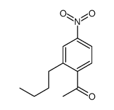 1-(2-butyl-4-nitrophenyl)ethanone Structure