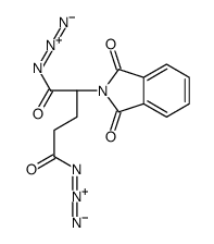 (2S)-2-(1,3-dioxoisoindol-2-yl)pentanedioyl diazide Structure