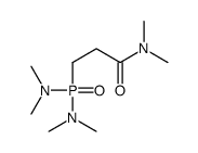 3-[bis(dimethylamino)phosphoryl]-N,N-dimethylpropanamide Structure