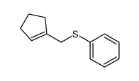 cyclopenten-1-ylmethylsulfanylbenzene Structure