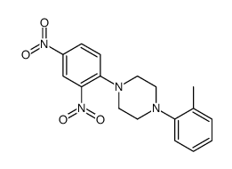1-(2,4-dinitrophenyl)-4-(2-methylphenyl)piperazine Structure