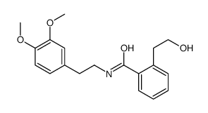N-[2-(3,4-dimethoxyphenyl)ethyl]-2-(2-hydroxyethyl)benzamide结构式