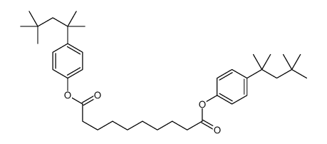 bis[4-(2,4,4-trimethylpentan-2-yl)phenyl] decanedioate Structure