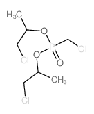 Phosphonic acid, (chloromethyl)-,bis(2-chloro-1-methylethyl) ester (9CI) structure