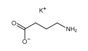 potassium 4-aminobutanoate结构式