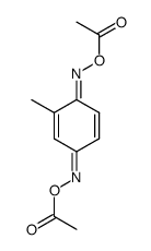 methyl-[1,4]benzoquinone-bis-(O-acetyl oxime ) Structure