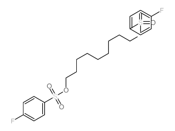 1,9-bis[(4-fluorophenyl)sulfonyloxy]nonane structure