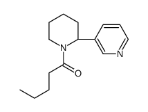 1-[(2S)-2-pyridin-3-ylpiperidin-1-yl]pentan-1-one结构式