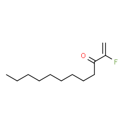 1-Dodecen-3-one,2-fluoro-(9CI) structure