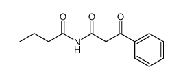 N-(3-Oxo-3-phenyl-propionyl)-butyramide结构式