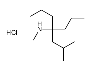 methyl-(2-methyl-4-propylheptan-4-yl)azanium,chloride结构式