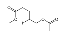 methyl 5-acetyloxy-4-iodopentanoate Structure