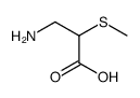 3-amino-2-methylsulfanylpropanoic acid Structure