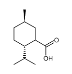 p-menthane-3-carboxylic acid结构式