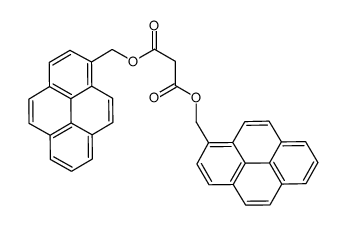 bis(pyren-1-ylmethyl) propanedioate Structure