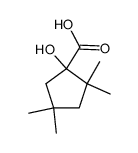 1-hydroxy-2,2,4,4-tetramethyl-cyclopentanecarboxylic acid Structure