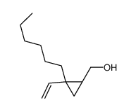 [(1S,2S)-2-ethenyl-2-hexylcyclopropyl]methanol Structure