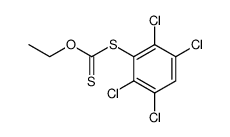 O-Ethyl-S-2,3,5,6-tetrachlorophenylxanthate Structure