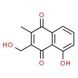 1,4-Naphthalenedione, 5-hydroxy-3-(hydroxymethyl)-2-methyl- (9CI) picture