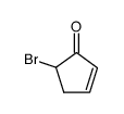 2-Cyclopenten-1-one,5-bromo-结构式