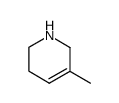 5-methyl-1,2,3,6-tetrahydro-pyridine结构式