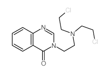 4(3H)-Quinazolinone,3-[2-[bis(2-chloroethyl)amino]ethyl]- picture