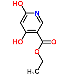 4,6-二羟基烟酸乙酯结构式