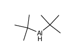 Di-tert-butylhydridealuminum structure