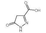 4,5-Dihydro-5-oxo-1H-pyrazole-3-carboxylic acid structure