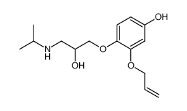 4'-Hydroxy-oxprenolol结构式