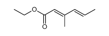 3-methyl-hexa-2,4-dienoic acid ethyl ester Structure